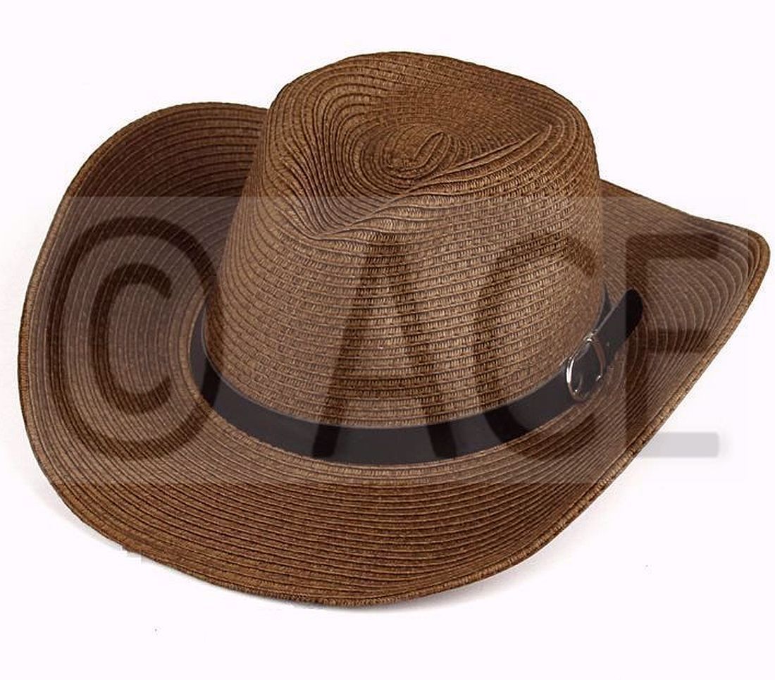 Mens Womens Stetson Raffia Straw Hats PANAMA Cowboy Natural Fedora