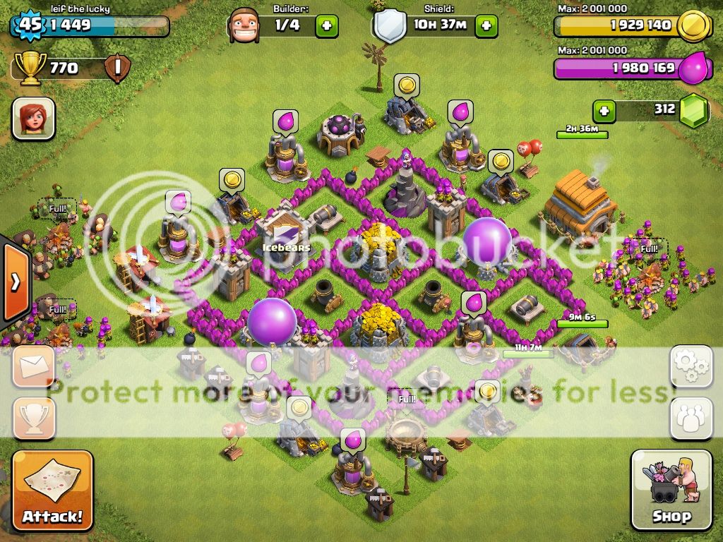 Akun COC Gratis TH Tinggi Terbaru Bulan Juni 2017 - Android Soft Looking for solid TH6 farming base layouts